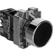 Кнопка управления NP2-BL21 без подсветки, черная, 1НО IP40  575488  CHINT