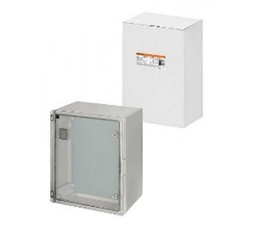 Бокс пластиковый навесной ЩМП-0-10, прозр. крышка, ABS, IP65, от -45 до +75 °С (500x350x220)  SQ0933-0210  TDM