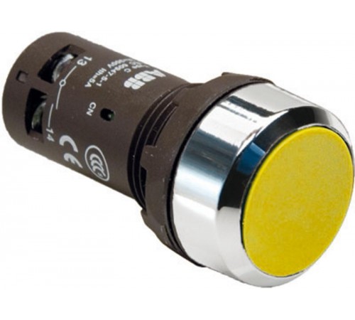 Кнопка CP2-30Y-11 желтая с фиксацией 1НО+1HЗ  1SFA619101R3073  ABB