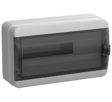 Корпус пластиковый навеснойна 18 модулей КМПн-18 IP65 черная прозрачная дверь TEKFOR  TF5-KP72-N-18-65-K03-K02 TEKFOR  IEK