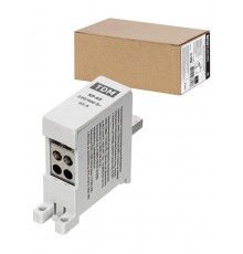 Клемма распределительная на DIN-рейку КР-63 1П 63А (4х10мм)  SQ0823-0112  TDM