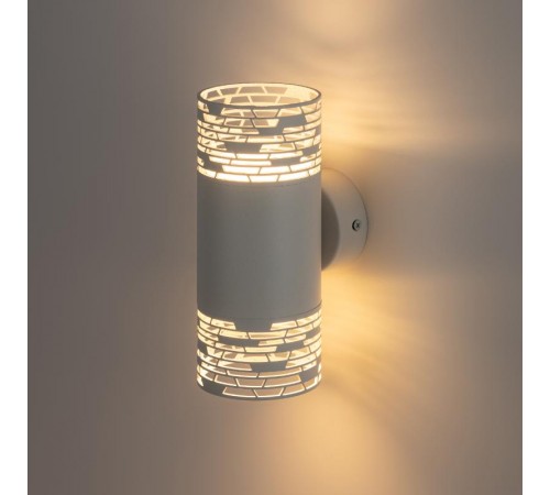 Подсветка декоративная настенная под лампу  BRICKS WL53 WH 2*GX53 2*15Вт IP20 белый   Б0062905  ЭРА