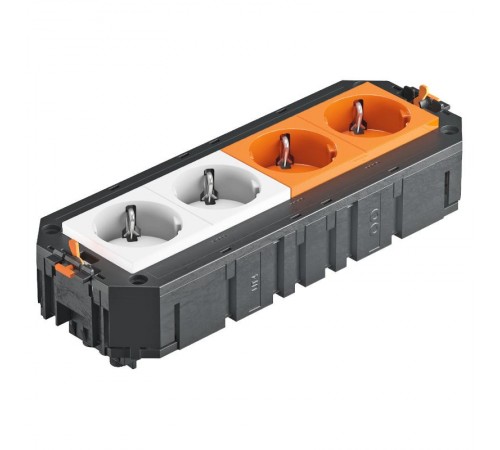 Коробка монтажная укомплектованная UT4 GST18i (2+2 розетки)  7404676  OBO Bettermann