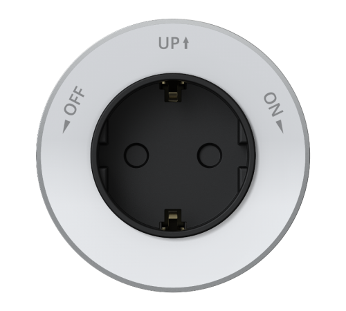 MultiTrack Розетка 2К+З круглая 16А/250В Белый  MTK13001W  SE