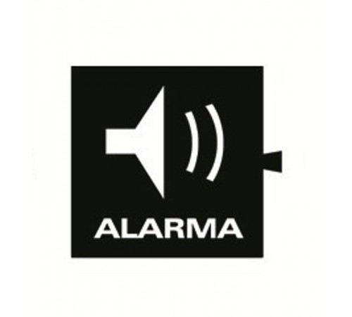 Simon 82 Пиктограмма "Сигнализация" для Светящаяся клавиша под светофильтр и Светильника для обозачения номер  82962-37  Simon