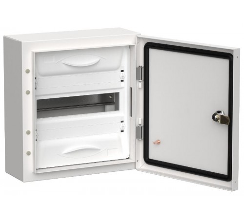 TITAN 5 Корпус металлический ЩРн-12 (1х12) 335х310х140 IP54 белый  TI5-50-N-012-54   IEK