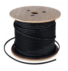 Кабель греющий саморегулирующийся 40КНС 2ЛП-ЭЛ (UV), экранированный, с защитой от ультрафиолета, 40 Вт/1м, 200м  51-0255  REXANT