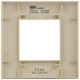 SKANDY Рамка 1-местная SK-F01B бежевый  SK-M12-K10  IEK