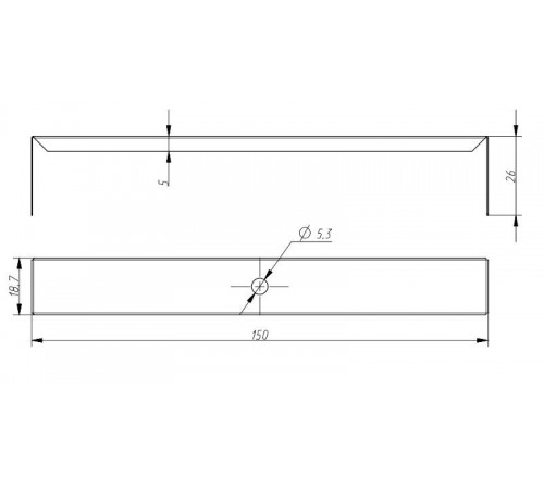 Скоба для монтажа светильников SML-AC-BKT для реечных потолков  Б0052445  ЭРА