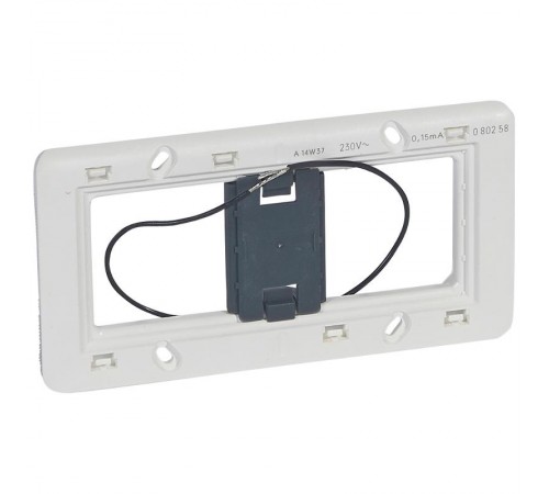 Суппорт Mosaic 4м гор. МЕХ.с подсв.  080258  Legrand