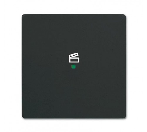 Клавиша одинарная free@home, сцена, future, цвет чёрный бархат6220-0-0621 ABB