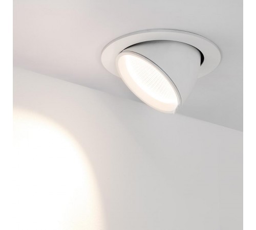 Светильник LTD-EXPLORER-R130-20W Warm3000 (WH, 38 deg)  024031  Arlight