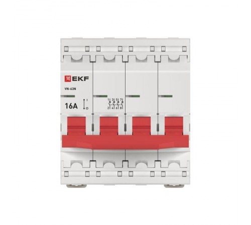 Выключатель нагрузки 4P 16А ВН-63N PROxima S63416  EKF