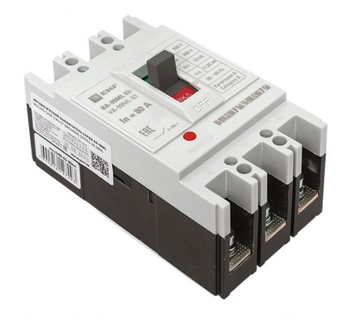 Выключатель автоматический ВА-99М 63/80А 3P 15кА EKF Basic  mccb99-63-80mI  EKF