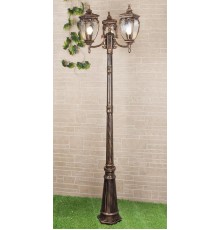 Светильник садово-парковый GLYF-8024F/3 Andromeda F/3 черное золото  a028000  Elektrostandard