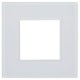 SKANDY Рамка 1-местная SK-F21W стекло арктический белый   SK-M12-G-K01  IEK