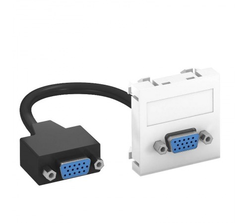 Мультимедийная рамка VGA Modul45 (белый) (MTG-VGA F RW1)  6104658  OBO Bettermann