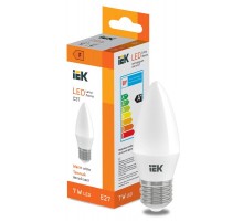 Лампа светодиодная Candle C37 600lm 3000K E27  LL-I-C37-7-230-30-E27  IEK