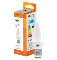 Лампа светодиодная Candle C37 600lm 3000K E27  LL-I-C37-7-230-30-E27  IEK