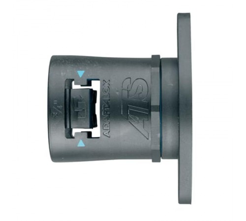 Фланец AT16/FL/A/BLB, прямой поворотный, полиамид 66/эластомер, черный/голубой, d16, 10 шт. в пачке  7TCA296170R0091  ABB