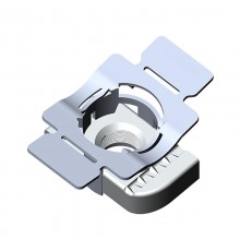 Гайка канальная М10 с пластиковым держателем, толщ. 8,0 мм, гальван. цинк, 868156  ГКД-М10-8,0-ЭЦ   Ostec