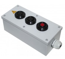 ПКУ-15-21.131-40У2 (2*ВК30-10-11110-40(1з+1р) черная + 1*ВК30-10-11110-40(1з+1р) красная + PG-19), пост управления  (ЭТ)  ET518965  Электротехник