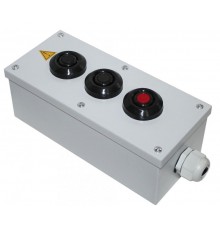 ПКУ-15-21.131-40У2 (2*ВК30-10-11110-40(1з+1р) черная + 1*ВК30-10-11110-40(1з+1р) красная + PG-19), пост управления  (ЭТ)  ET518965  Электротехник