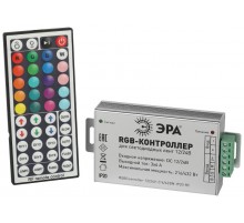 Контроллер  для светодиодной ленты с радио пультом RGBController-12/24V-216/432W-IP20-RF   Б0061112  ЭРА