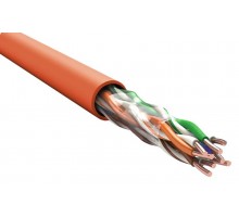 ITK Витая пара U/UTP 5E 2х2х0,52 нг(А)-FRLSLTx оранж. (305м)  LC1-C5E02-197  ITK