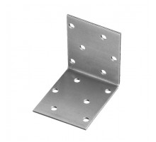 Уголок крепежный равносторонний 60х60х60x2, оцинкованный - накл.  126383  Tech-KREP