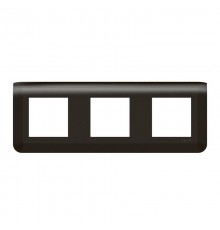 Рамка - Mosaic - 3X2 модуля - матовая черная  079046L  Legrand