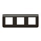 Рамка - Mosaic - 3X2 модуля - матовая черная  079046L  Legrand