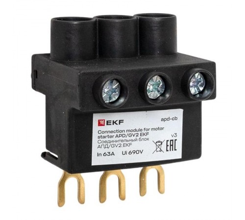 Блок соединительный  АПД/GV2  apd-cb  EKF