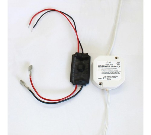 Моллюск ББП-12/1,3 источник питания бесперебойный, 12В, 1,3А. Вх. напр. 90-250В  846  Бастион