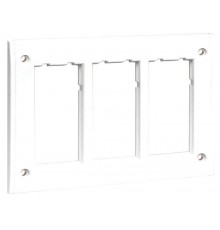 Simon Connect Рамка на 3 S-модуля к монт.коробке SBM250, Сима Про, белый  SBM302-9  Simon