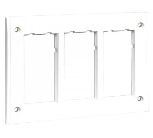 Simon Connect Рамка на 3 S-модуля к монт.коробке SBM250, Сима Про, белый  SBM302-9  Simon