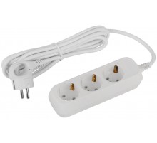 Удлинитель электрический ЭРА UDL-16-330-E Greenline 3 розетки с заземлением 3м ПВС 3x1мм2   Б0064970  ЭРА