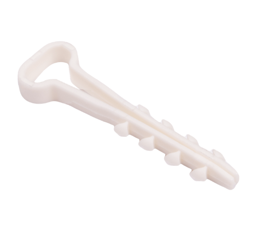 Дюбель-хомут PCD-F 05x08-45-100WH PA6.6 (100 шт/уп)  .5054905  Jazzway