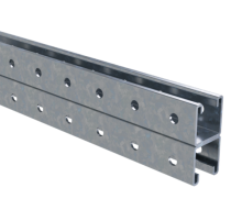 Двойной С-образный профиль 41х41, L2600, толщ.2,5 мм, нержавеющая сталь AISI 304  IBPD4126C  DKC