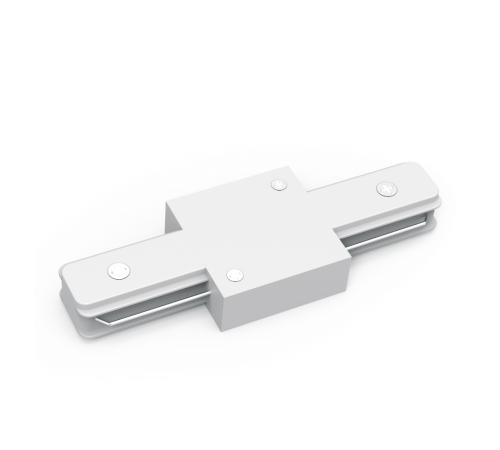 Коннектор для трековых шинопроводов прямой (I) белый  TR106  Gauss