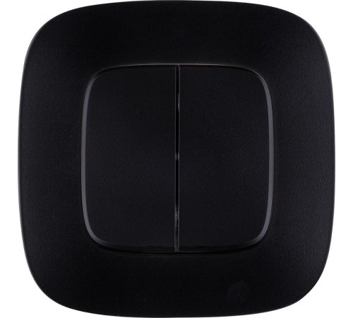 Valena ALLURE DIY Антрацит Выключатель 2-х клавишный 10А 250В  752915  Legrand