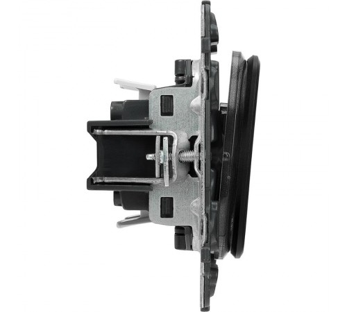 Valena ALLURE DIY Антрацит Выключатель 2-х клавишный 10А 250В  752915  Legrand