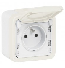 Plexo Белый Коробка 1-ая для наружного монтажа IP55  069689  Legrand