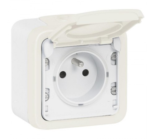 Plexo Белый Коробка 1-ая для наружного монтажа IP55  069689  Legrand