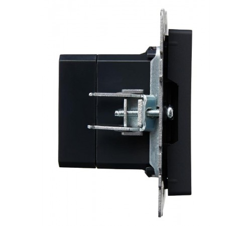 BRITE Розетка USB A+C 18Вт РЮ11-1-БрГ графит  BR-U22-018-K53  IEK