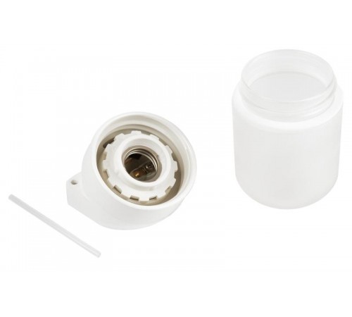 Светильник  НББ 02-60-002 для бани керамика/стекло наклонный IP54 E27 max 60Вт 150х90х85 белый  Б0064018  ЭРА