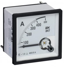Амперметр Э47 400/5А кл. точн. 1,5 96х96мм  IPA20-6-0400-E  IEK