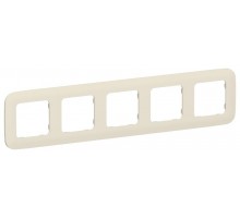 FLITE Artistic Рамка 5-ая РУ-5-А-ФлСл сливочный  FI-M52-31-20-K86  IEK