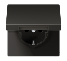 SCHUKO®-розетка 16 A / 250 B ~ с крышкой AL1521KLAN Jung