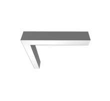 L-Соединитель для серии X-line для сборки в линию 30Вт 3000 К 549x527х100 мм металлик DALI  V1-R0-0L822-02D01-4003030  VARTON